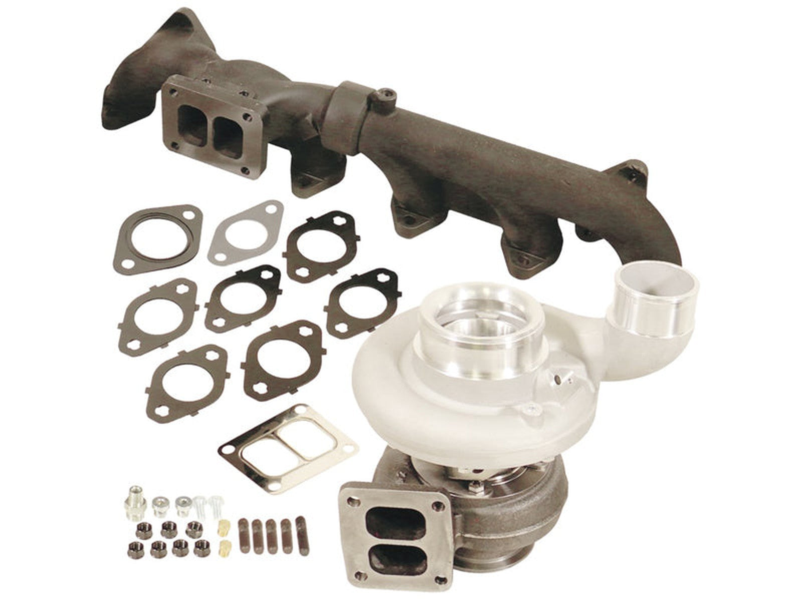 BD Diesel 1045299 Iron Horn S369SXE/80 1.00 AR Turbo Kit, 2007.5-2018 Dodge 6.7L Cummins