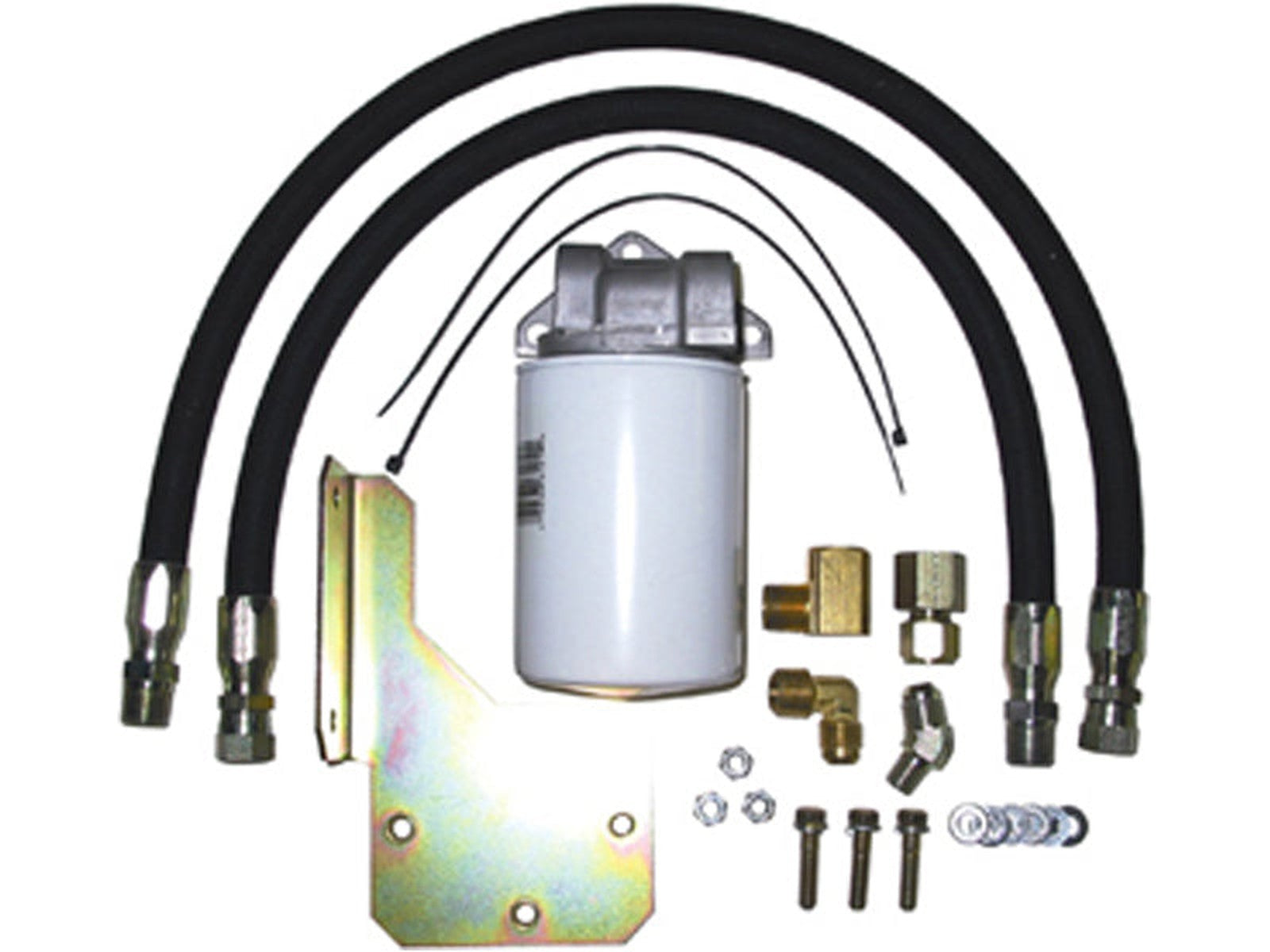 BD Diesel 1064012 In-Line Transmission Filter Kit, 1994-1997 Ford 7.3L Powerstroke E4OD Trans.