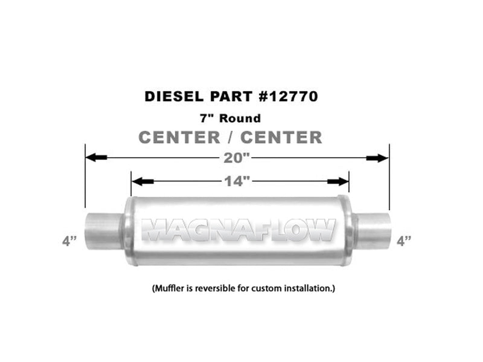 MagnaFlow 12770 Muffler 7 MagnaFlow 12770 Muffler 7