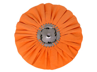 Renegade Orange Mill Treat 10 Inch Airway Buffing Wheel with Removable Center Plate