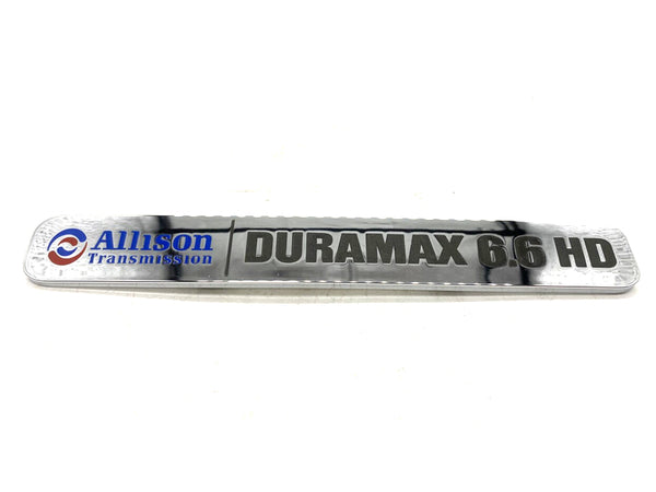 22898331 OE Duramax HD Emblem, 2001-2021 GM 6.6L Duramax LB7 LLY LBZ LMM LML L5P
