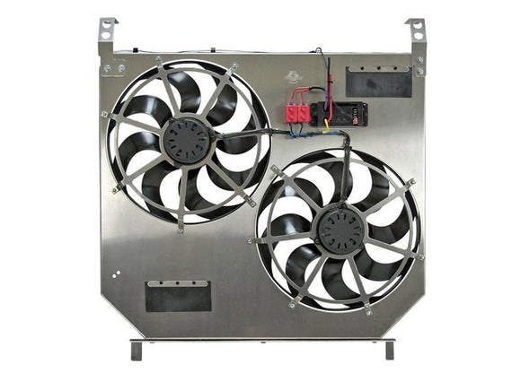 FX275 FLEX-A-LITE 275 DIRECT-FIT DUAL ELECTRIC COOLING FANS 2003.5-2007 FORD 6.0L POWERSTROKE (RACE APPLICATIONS)Large