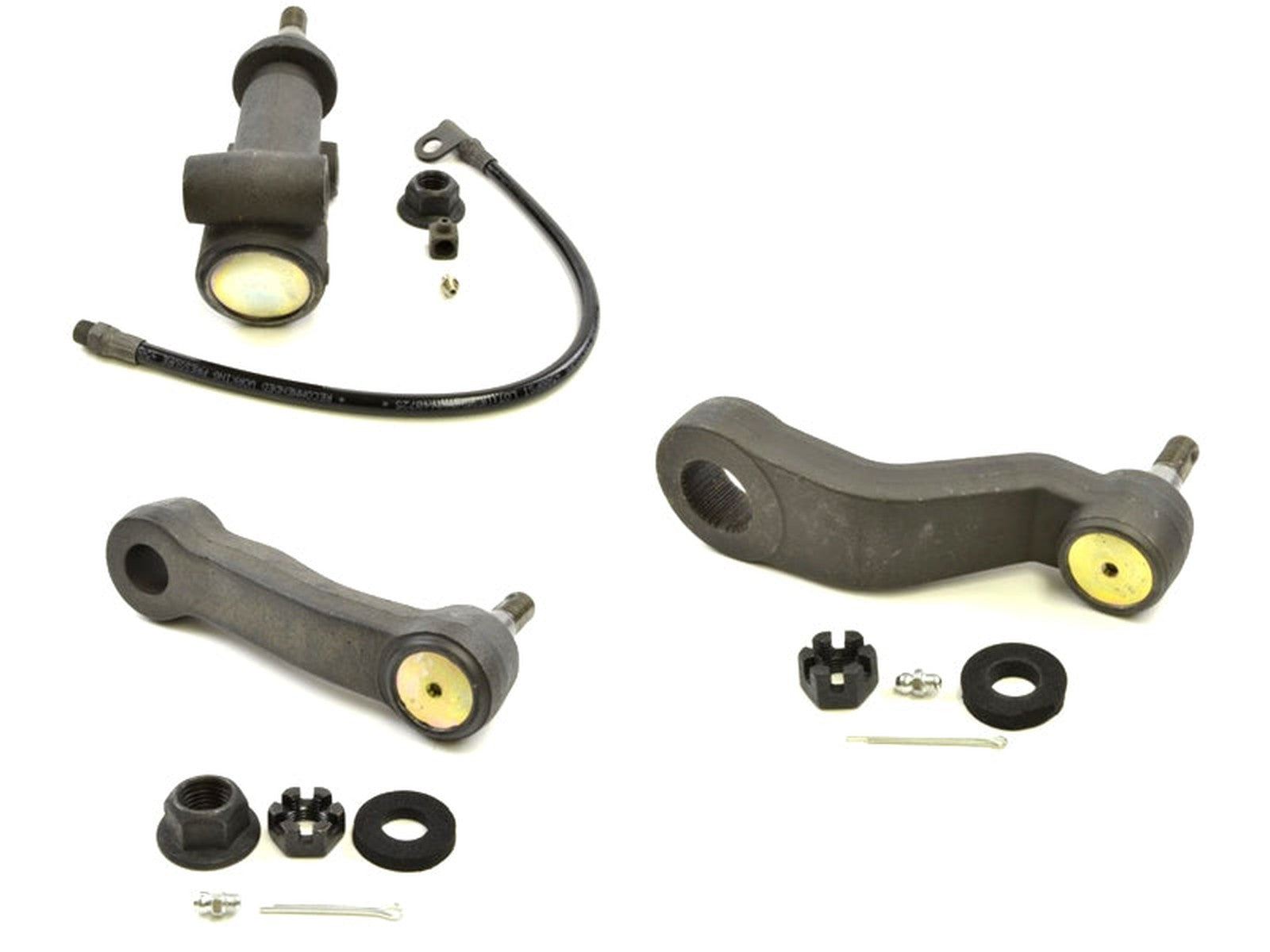 Forged Diesel 3 Piece Idler Pitman Arm Kit, 2001-2010 GM 6.6L Duramax LB7 LLY LBZ LMM