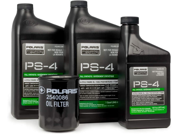 2879323 Polaris Full Synthetic Standard Oil Change Kit, 2013-2021 Polaris Ranger, RZR, ACE
