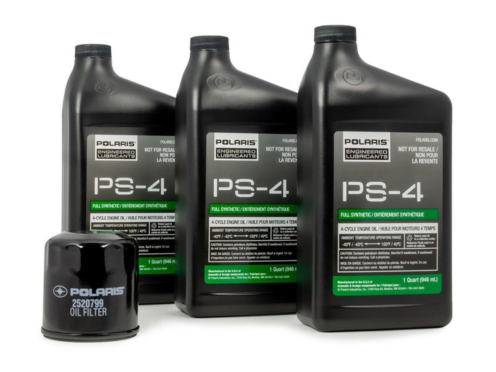 28891696 Polaris Full Synthetic Standard Oil Change Kit,  2016-2021 Polaris RZR Turbo, PRO XP