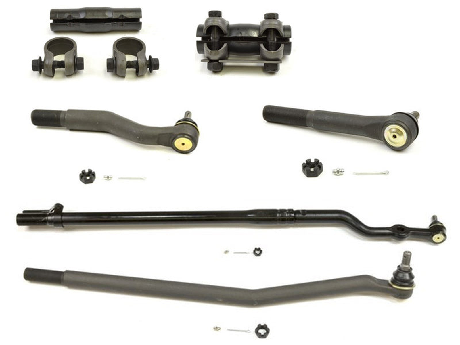 Forged Diesel 6 Piece Steering Kit, 1999-2004 Ford 7.3L 6.0L Powerstroke 4WD