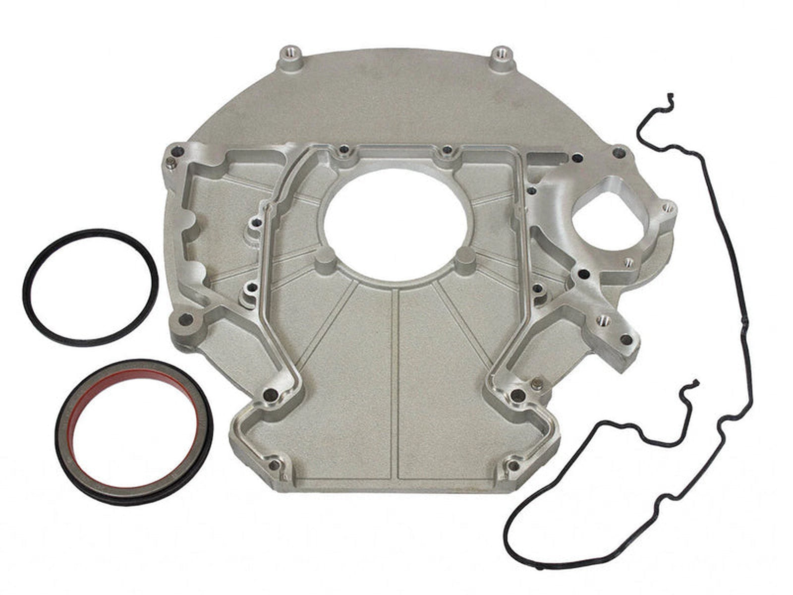 3C3Z6G091B OE Engine Rear Cover, 2003-2010 Ford 6.0L 6.4L Powerstroke, Manual Transmission