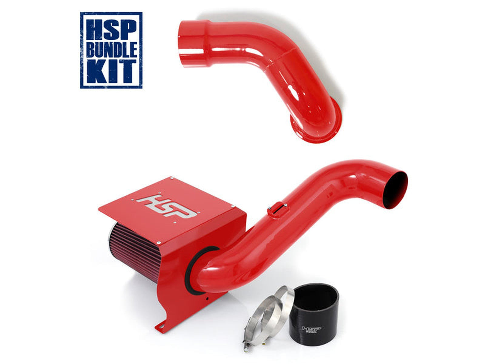 HSP Cold Air Intake Bundle, 2007.5-2010 Chevrolet / GMC 6.6L Duramax LMM