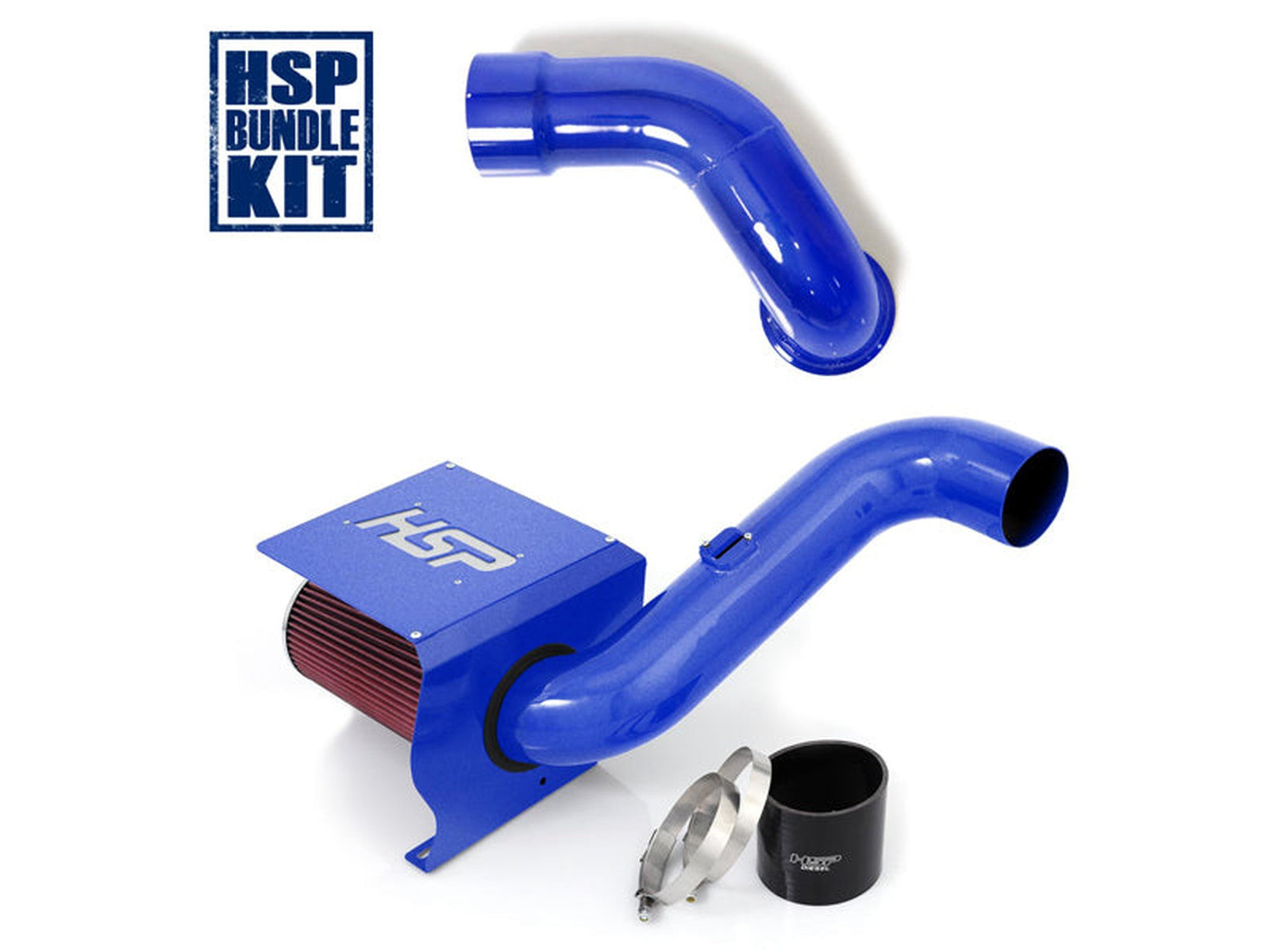 HSP Cold Air Intake Bundle, 2007.5-2010 Chevrolet / GMC 6.6L Duramax LMM - 0