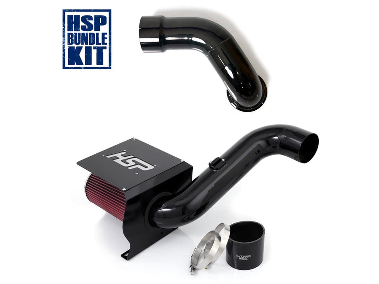 HSP Cold Air Intake Bundle, 2007.5-2010 Chevrolet / GMC 6.6L Duramax LMM