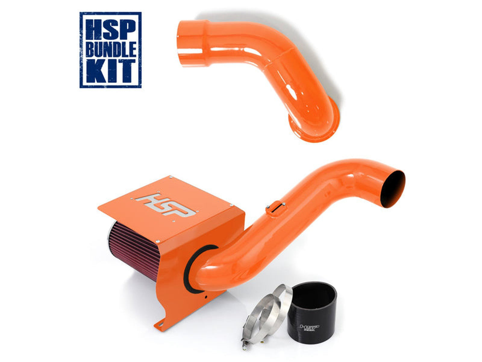 HSP Cold Air Intake Bundle, 2007.5-2010 Chevrolet / GMC 6.6L Duramax LMM