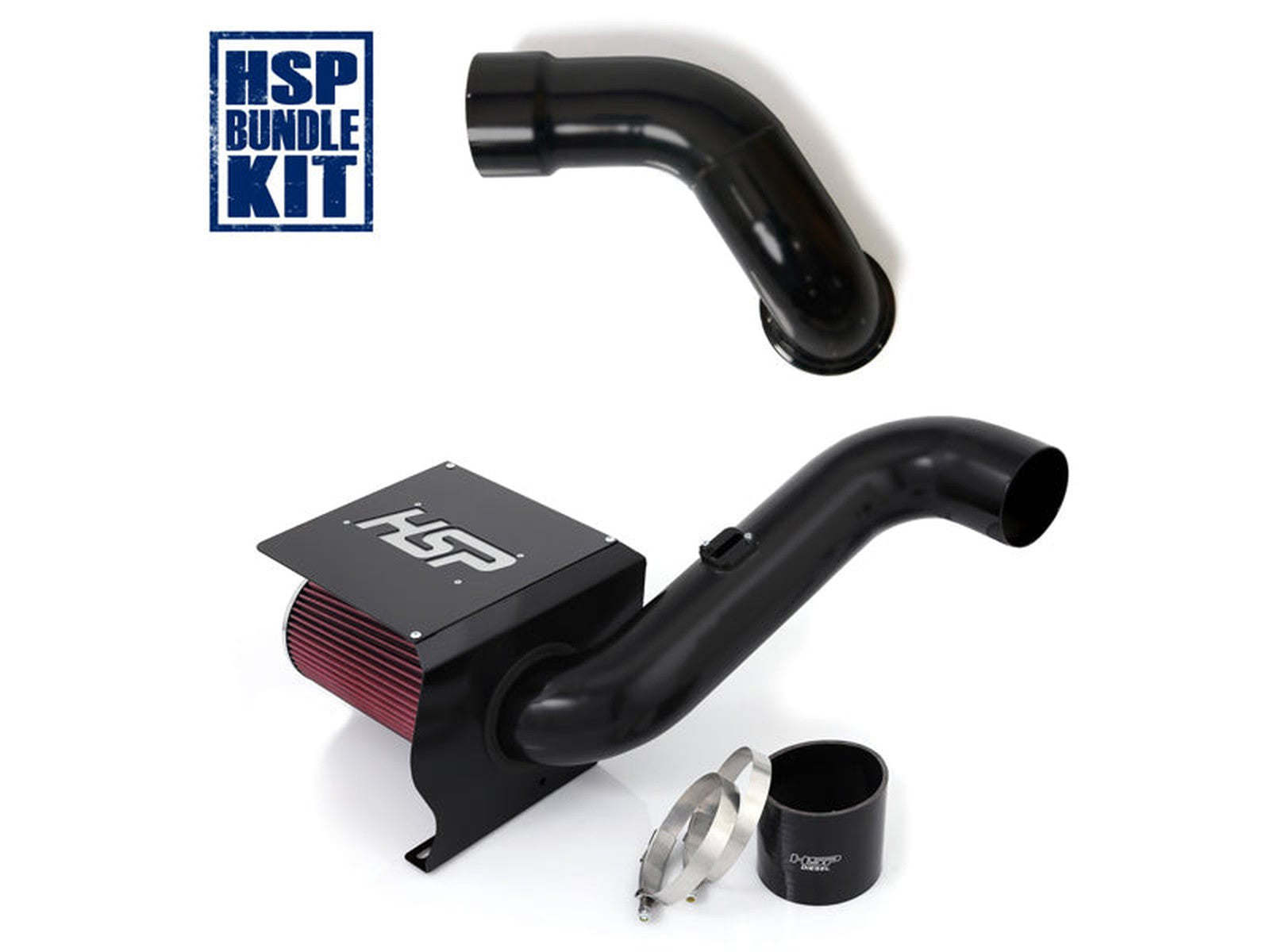 HSP Cold Air Intake Bundle, 2007.5-2010 Chevrolet / GMC 6.6L Duramax LMM