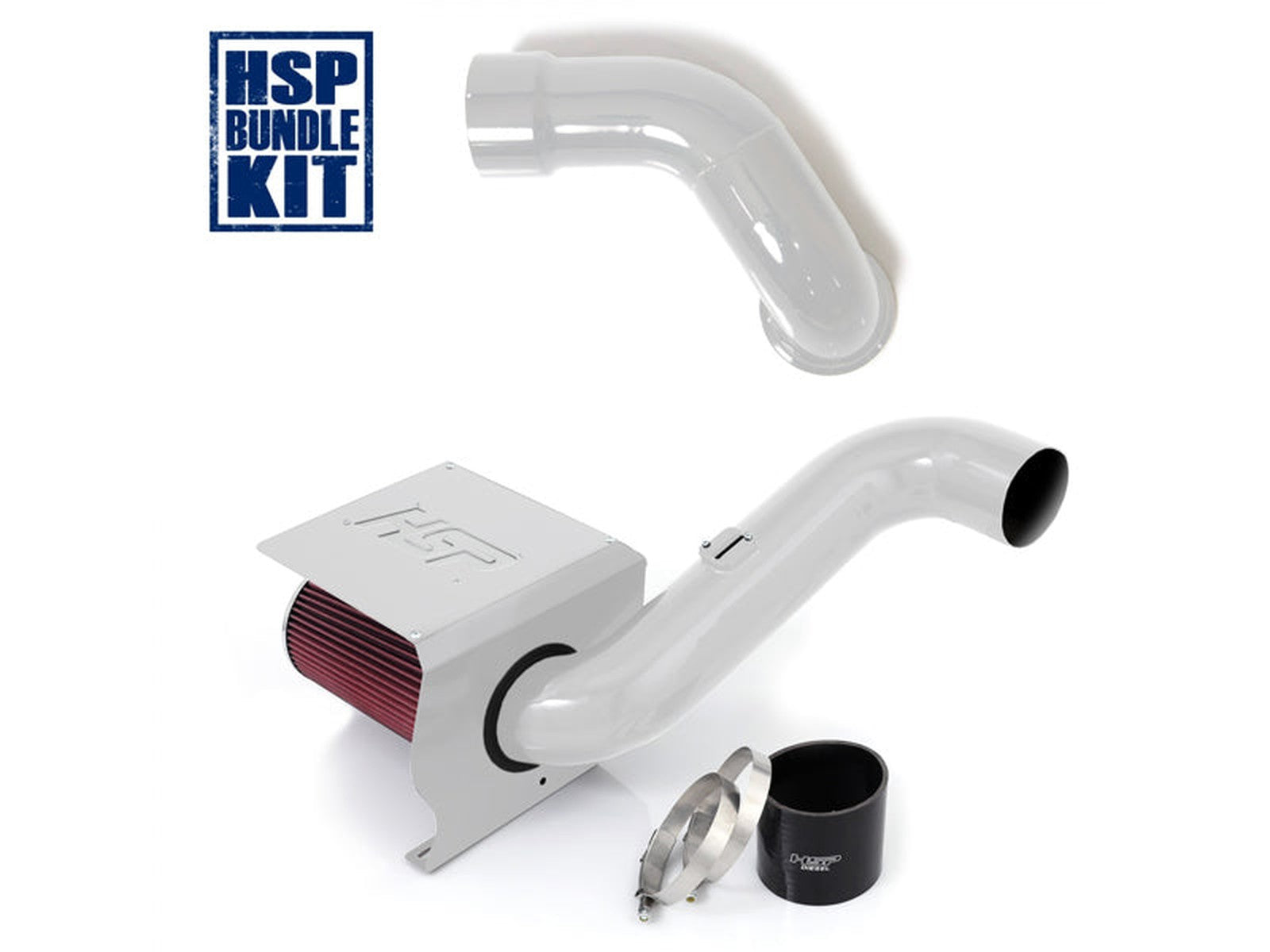 HSP Cold Air Intake Bundle, 2007.5-2010 Chevrolet / GMC 6.6L Duramax LMM