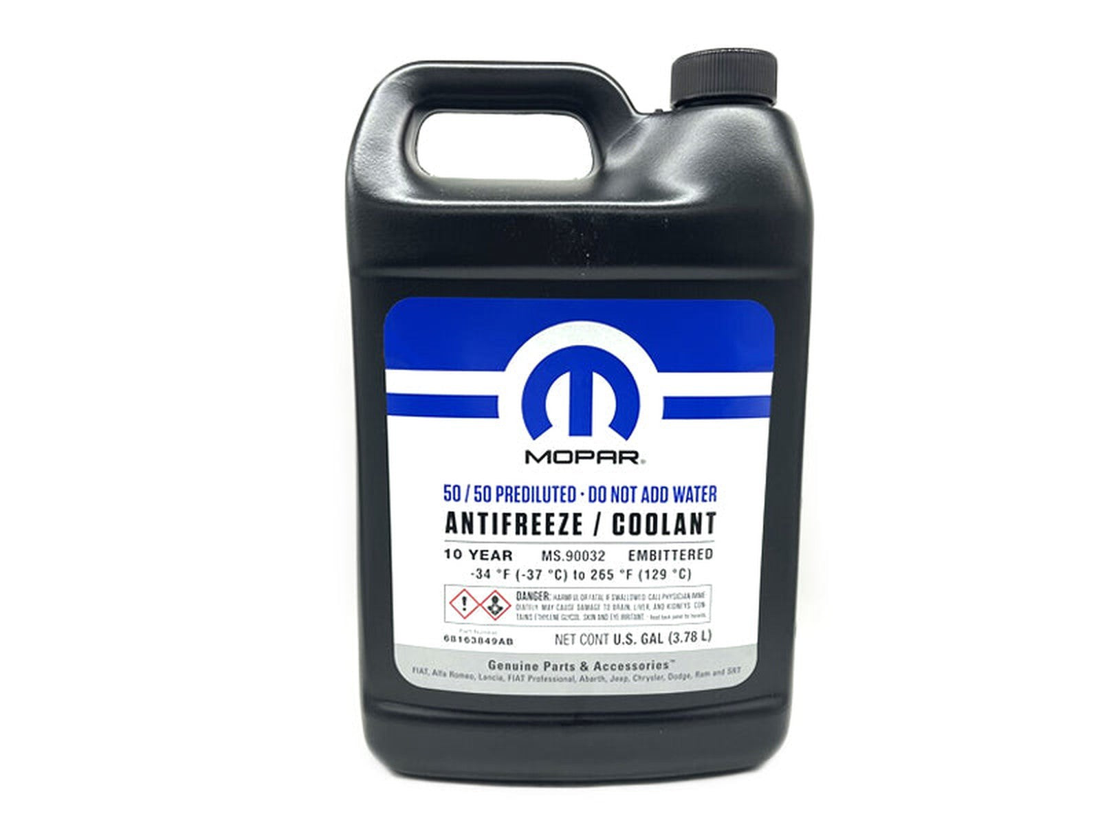 68163849AB Mopar 10 Year 50/50 Antifreeze Coolant, 2013-2022 Dodge Ram 6.7L Cummins