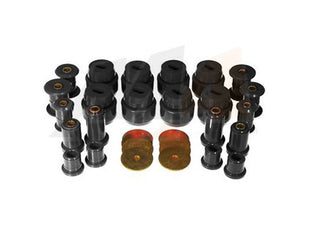 7-2043-BL Prothane Motion Control Bushing, Master Bushing Kit; Total Kit; Black; Incl. Body Mounts/C-Arm Front/Spring And Shackle RearLarge