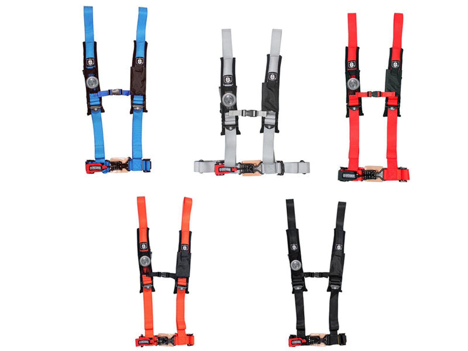 Pro Armor A114220 Quick Release Harness with Sewn in Pads, 4 Point 2"