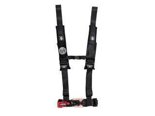 Pro Armor A114220 Quick Release Harness with Sewn in Pads, 4 Point 2"