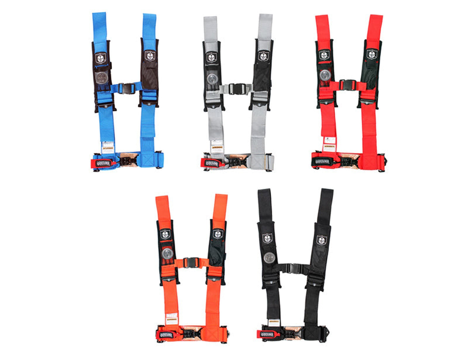 Pro Armor A114230 Quick Release Harness with Sewn in Pads, 4 Point 3"