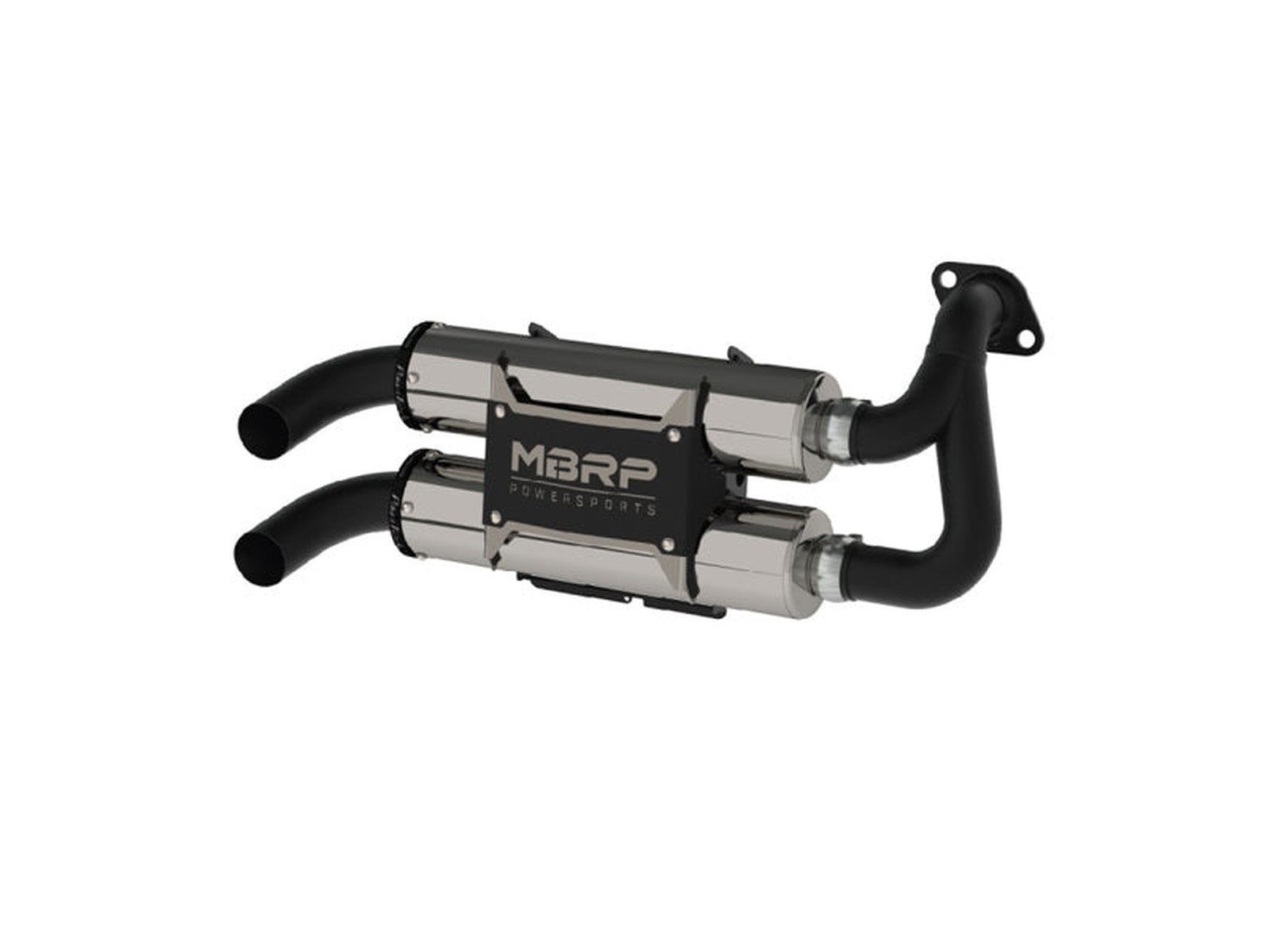 MBRP AT-9519PT Performance Series Dual Slip-On Exhaust, 2016 - 2020 Polaris General / RZR 1000s