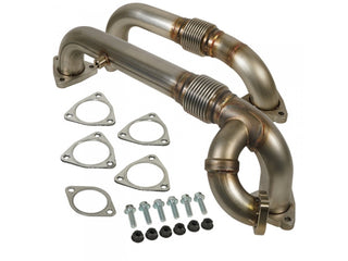 BD 1041484 Exhaust Manifold & Up-Pipes Set, 2008-2010 Ford 6.4L Powerstroke