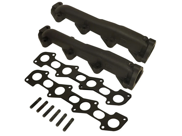 BD 1041484 Exhaust Manifold & Up-Pipes Set, 2008-2010 Ford 6.4L Powerstroke