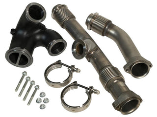BD Diesel 1043918 Up-Pipes, 2004.5-2007 Ford 6.0L Powerstroke