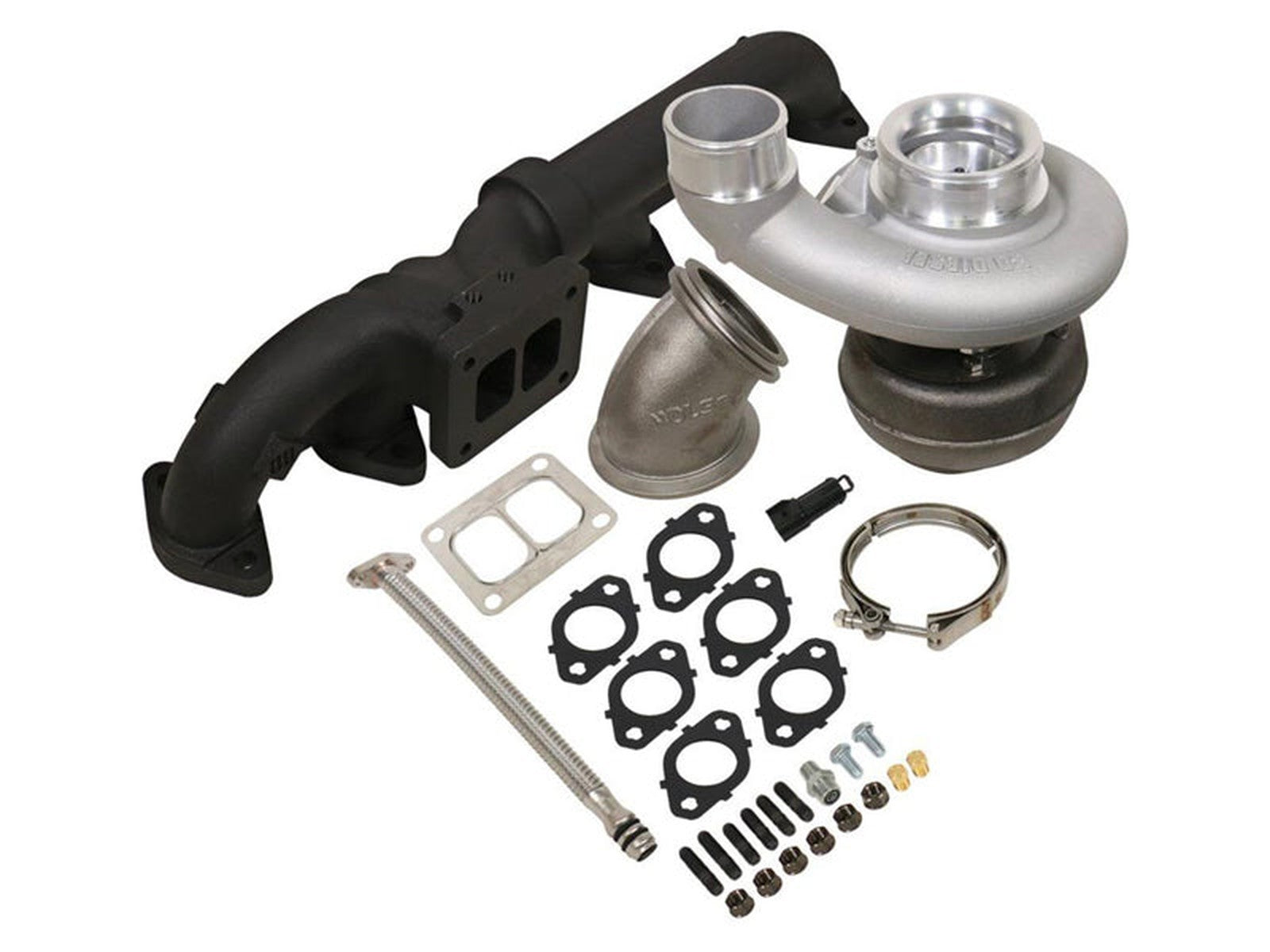 BD Diesel 1045170 Iron Horn S361SXE/76 0.91AR Turbo Kit, 2003-2007 Dodge 5.9L Cummins