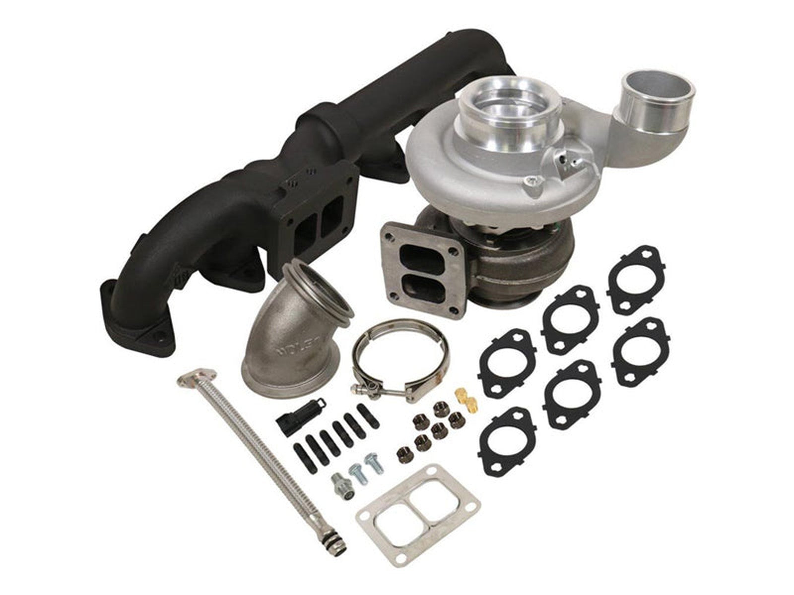 BD Diesel 1045172 Iron Horn S363SXE/76 0.91AR Turbo Kit, 2003-2007 Dodge 5.9L Cummins