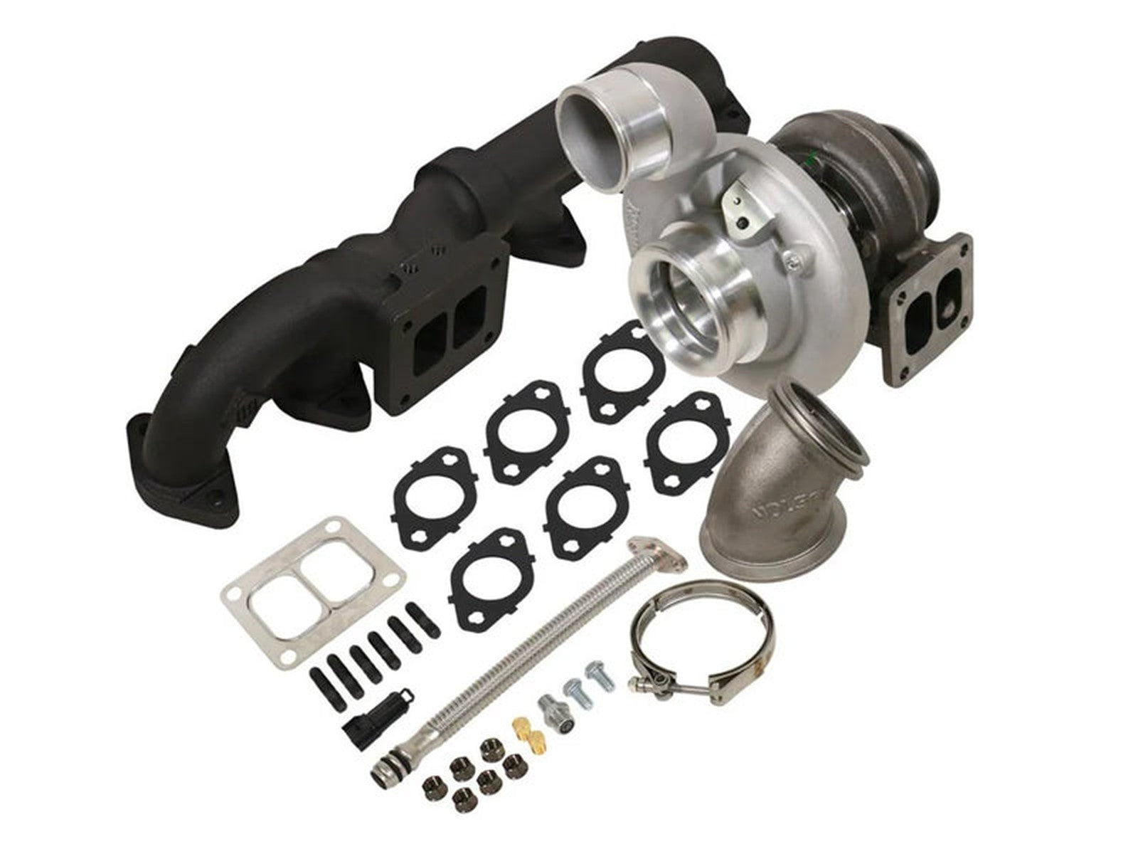 BD Diesel 1045172 Iron Horn S363SXE/76 0.91AR Turbo Kit, 2003-2007 Dodge 5.9L Cummins