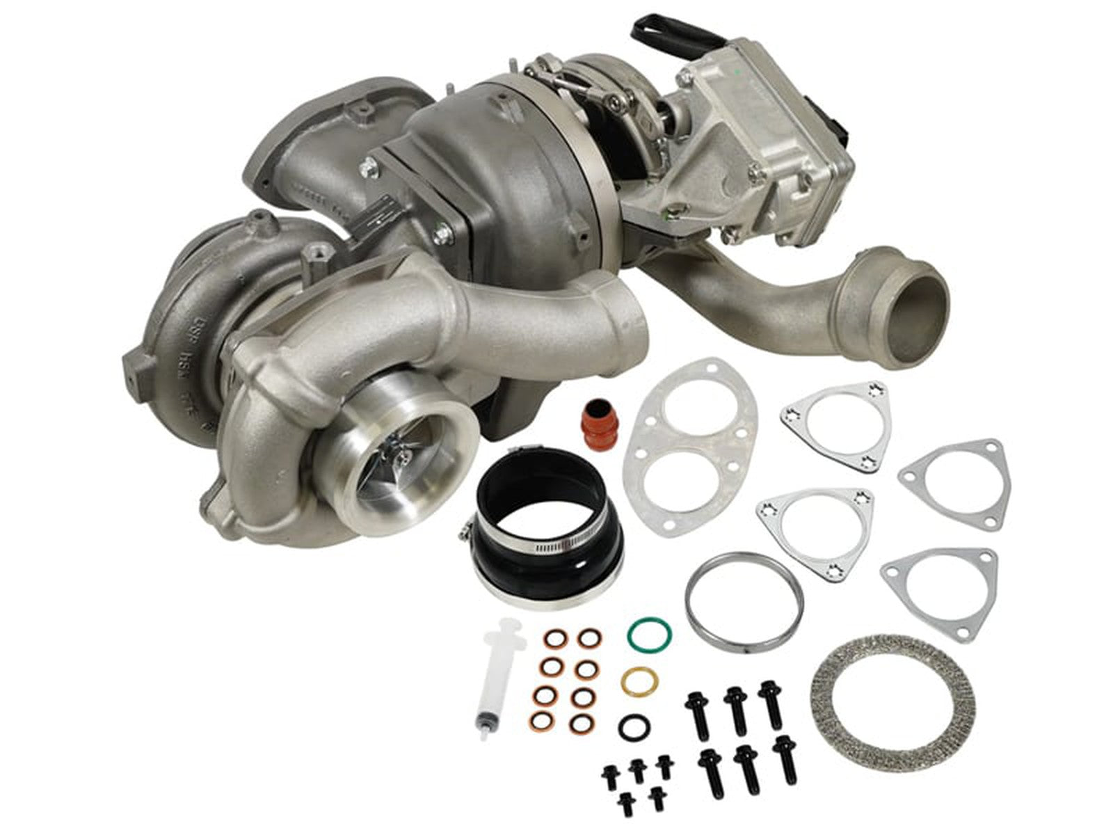 BD Diesel 1047083 Screamer Performance V2S Twin Turbocharger, 2008-2010 Ford 6.4L Powerstroke