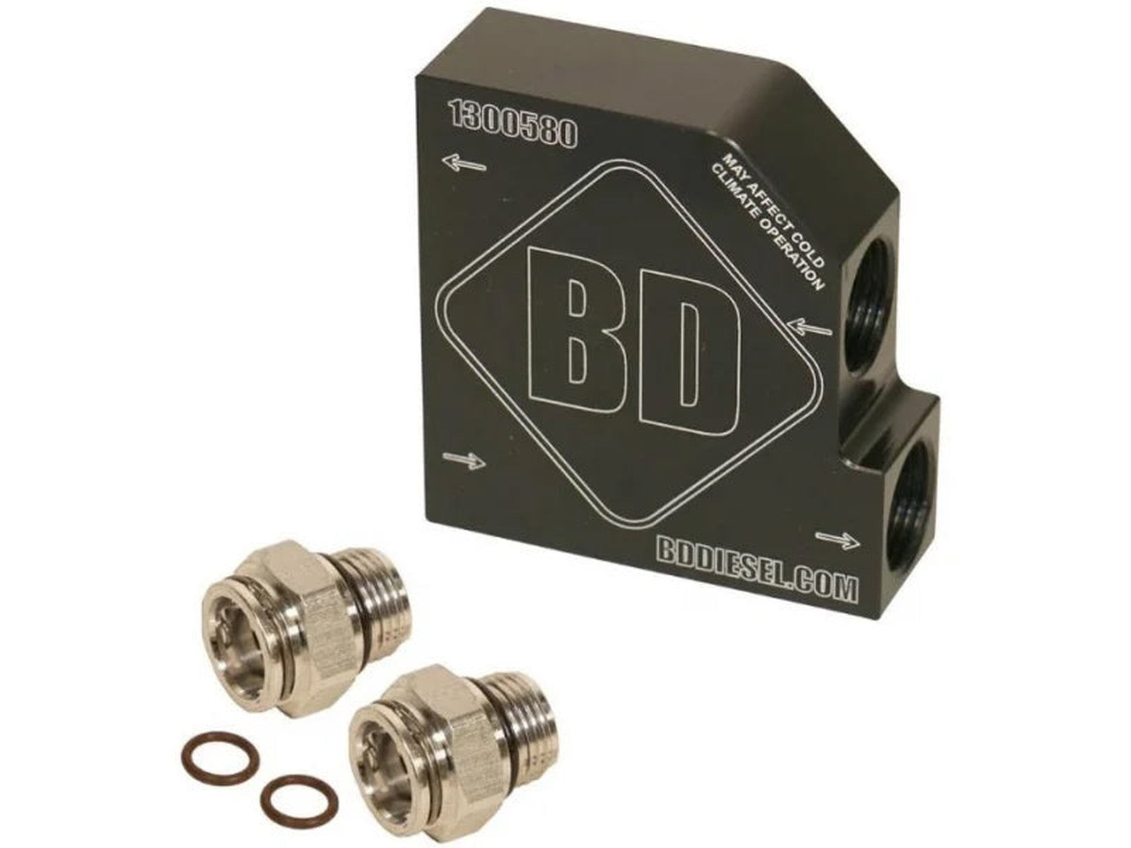 BD Diesel 1061528 68RFE Transmission Cooler Thermal Bypass Valve Upgrade, 2013-2018 Dodge 6.7L Cummins