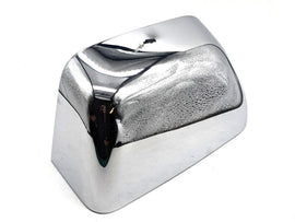 HC3Z17D743CA OE Chrome Mirror Housing Cover, Power, Heated, Drivers, Left Side, 2017-2021 Ford 6.7L Powerstroke