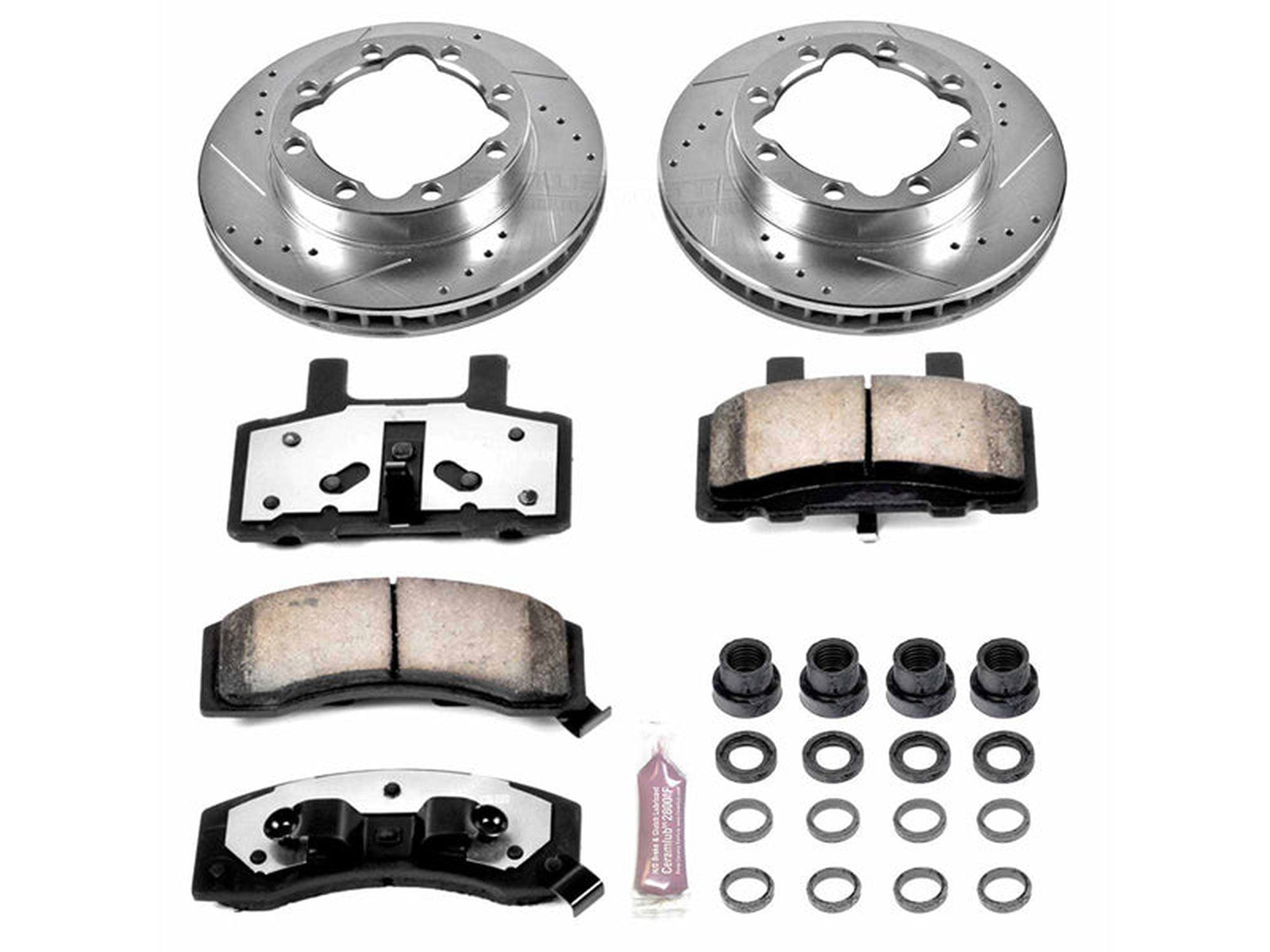 K1524-36 Powerstop Z36 Extreme Front Brake Kit Dodge Cummins