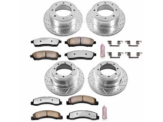 K1887-36 Powerstop Z36 Extreme Front and Rear Brake Kit, 1999 Ford Powerstroke