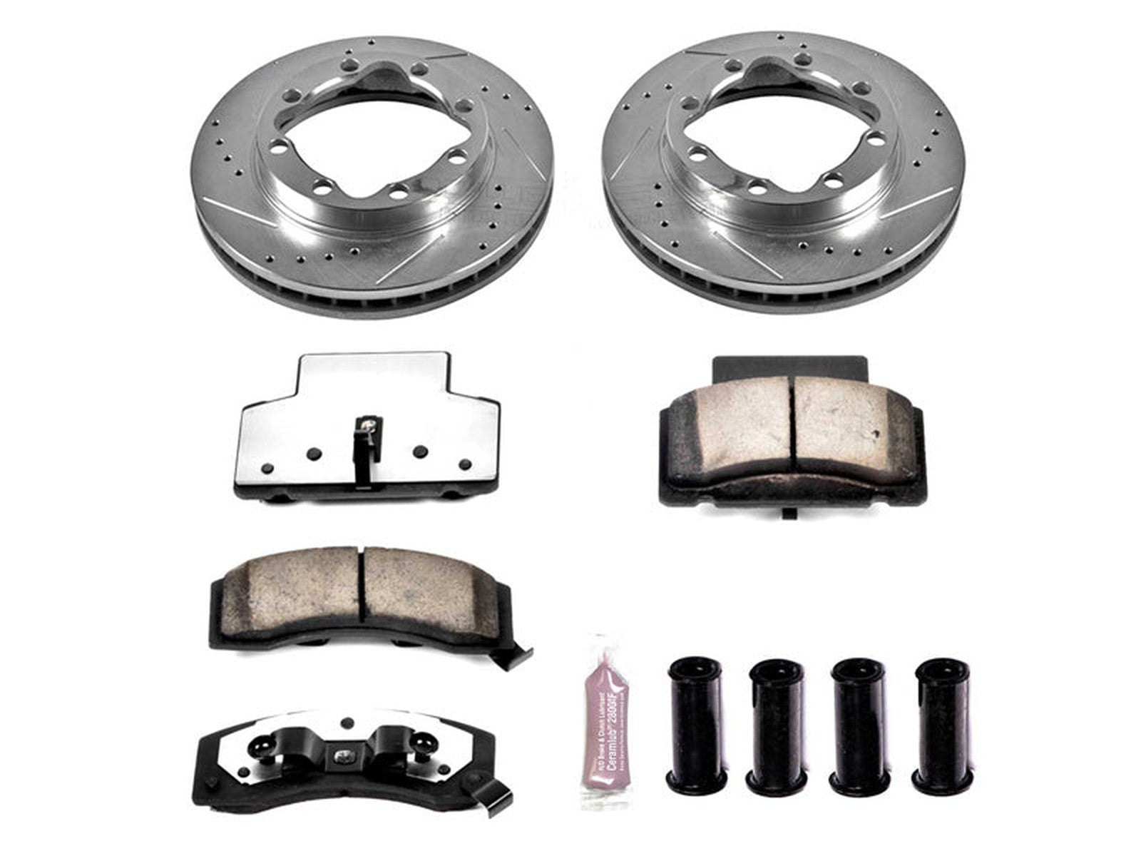 K1992-36 Powerstop Z36 Extreme Front Brake Kit, 1994-1999 Dodge Ram Cummins