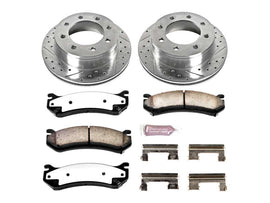 Powerstop Z36 Extreme Rear Brake Kit, 2001-2010 GM 6.6L Duramax