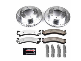 Powerstop Z36 Extreme Front Brake Kit, 2001-2010 GM 6.6L Duramax