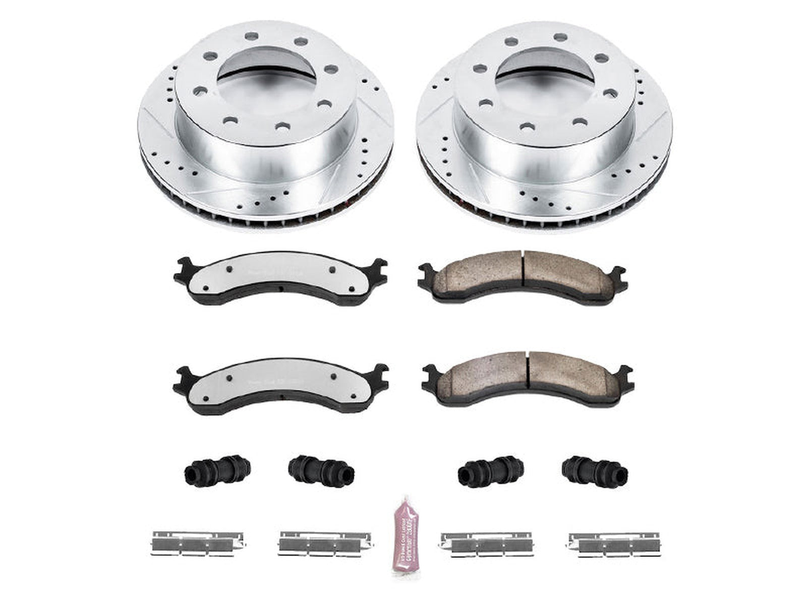 K2156-36 Powerstop Z36 Extreme Front Brake Kit, 2000-2002 Dodge Ram Cummins