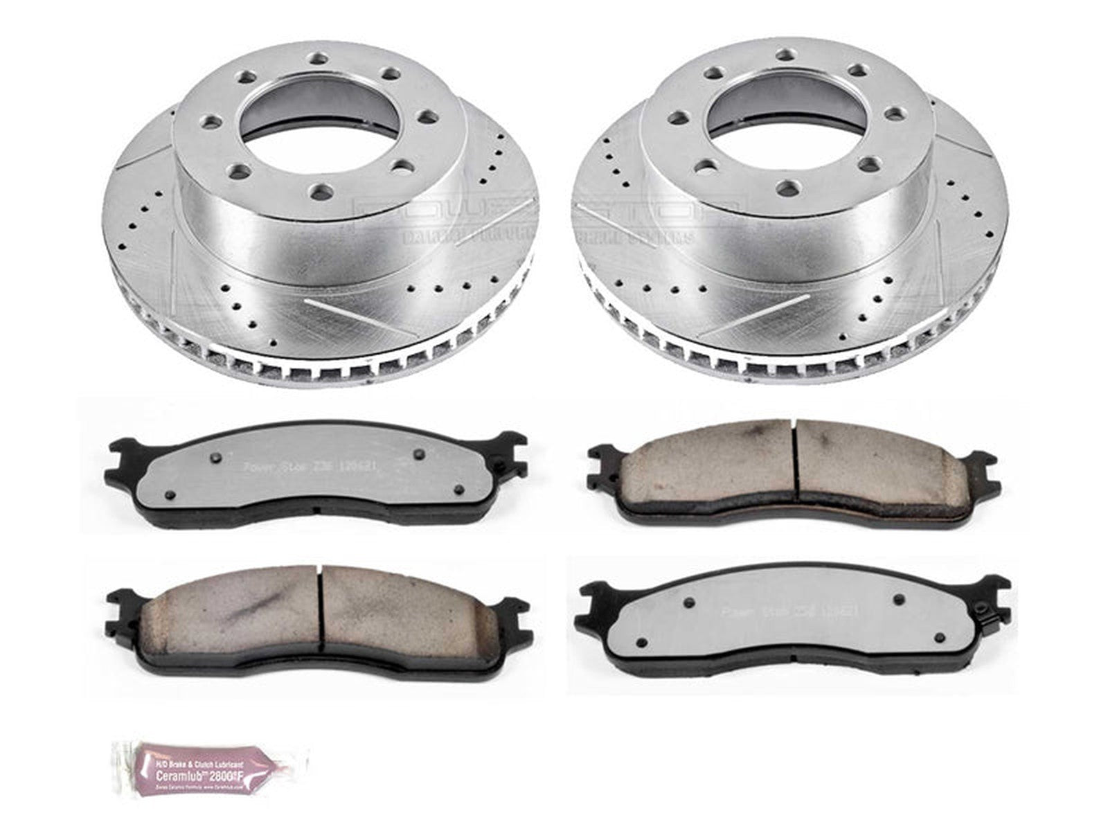 K2203-36 Powerstop Z36 Extreme Front Brake Kit, 2003-2008 Dodge Ram Cummins