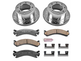 Powerstop Z36 Extreme Rear Brake Kit, 2001-2010 GM 6.6L Duramax