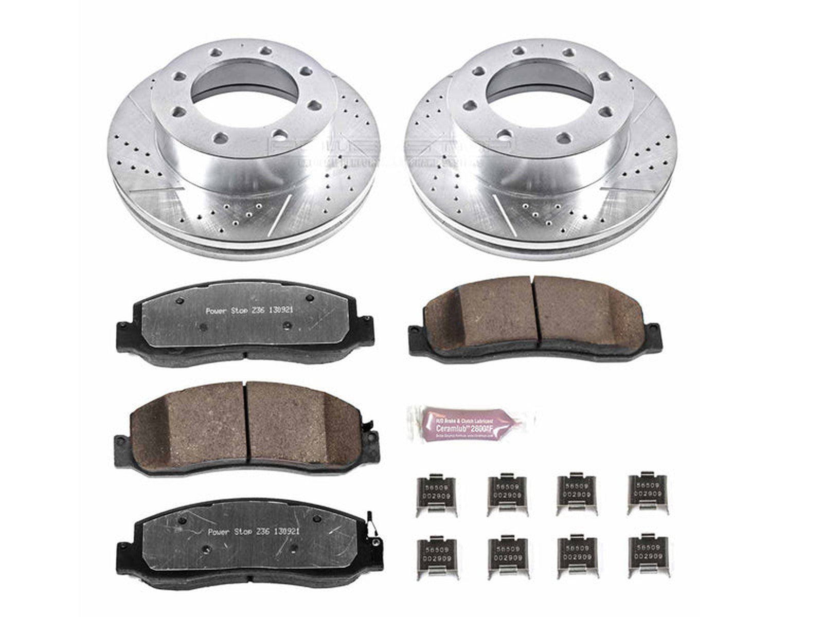 K5412-36 Powerstop Z36 Extreme Front Brake Kit