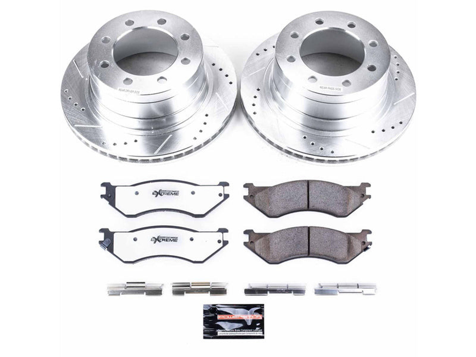 K5490-36 Powerstop Z36 Extreme Rear Brake Kit, 2003-2008 Dodge Ram Cummins