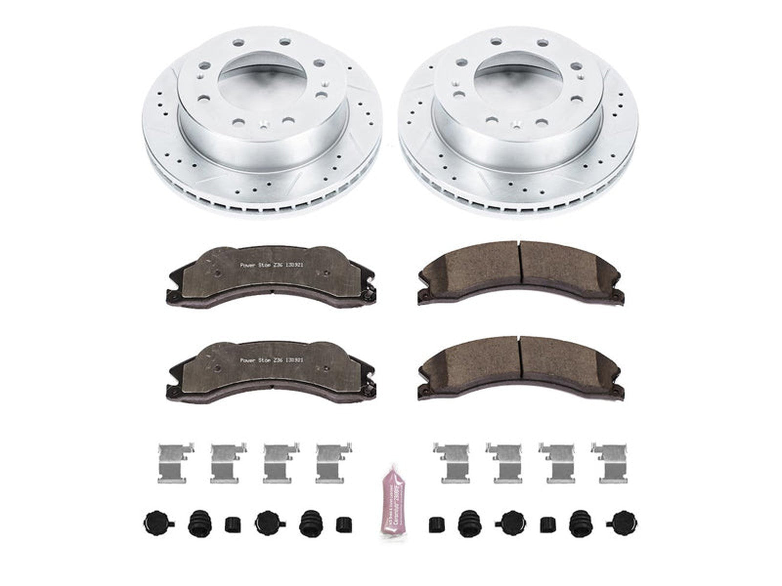 Powerstop Z36 Extreme Front Brake Kit, 2011 GM 6.6L Duramax