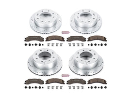 Powerstop Z36 Extreme Front and Rear Brake Kit, 2011 GM 6.6L Duramax