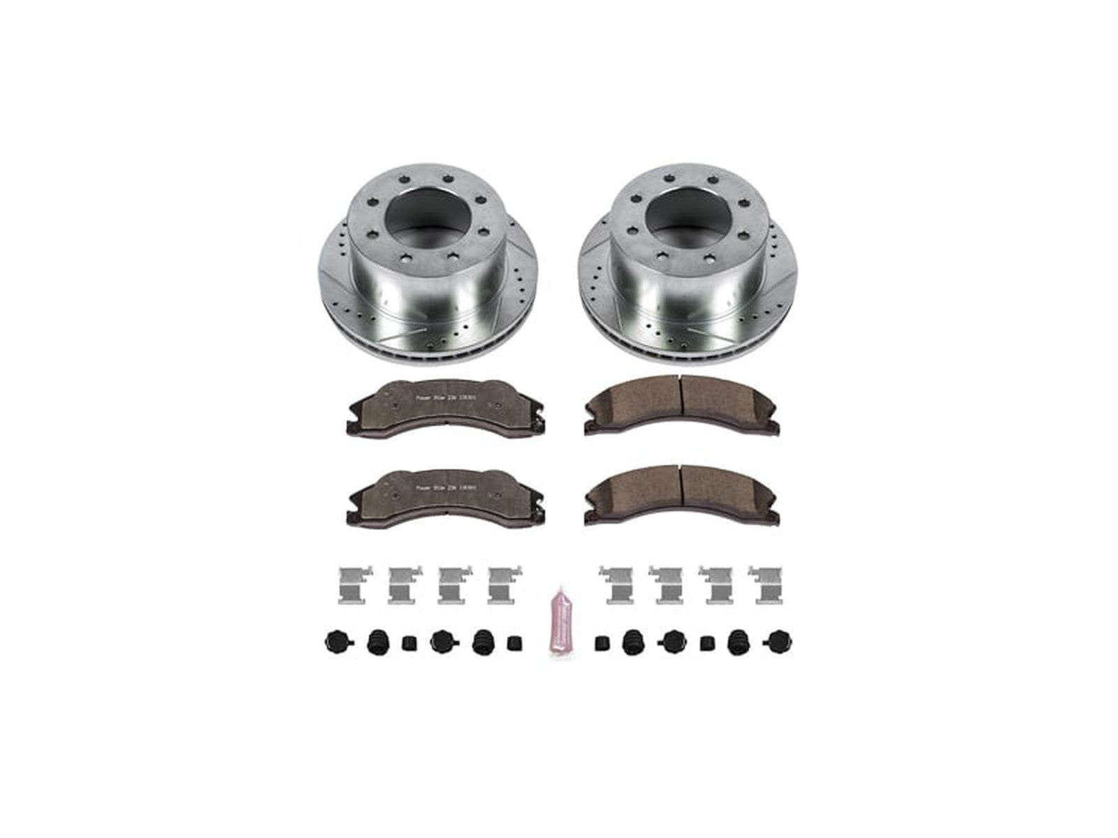 Powerstop Z36 Extreme Rear Brake Kit, 2011-2019 GM 6.6L Duramax