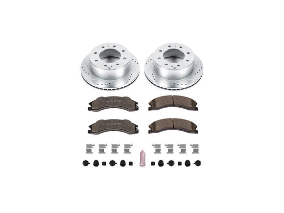 Powerstop Z36 Extreme Rear Brake Kit, 2011-2019 GM 6.6L Duramax