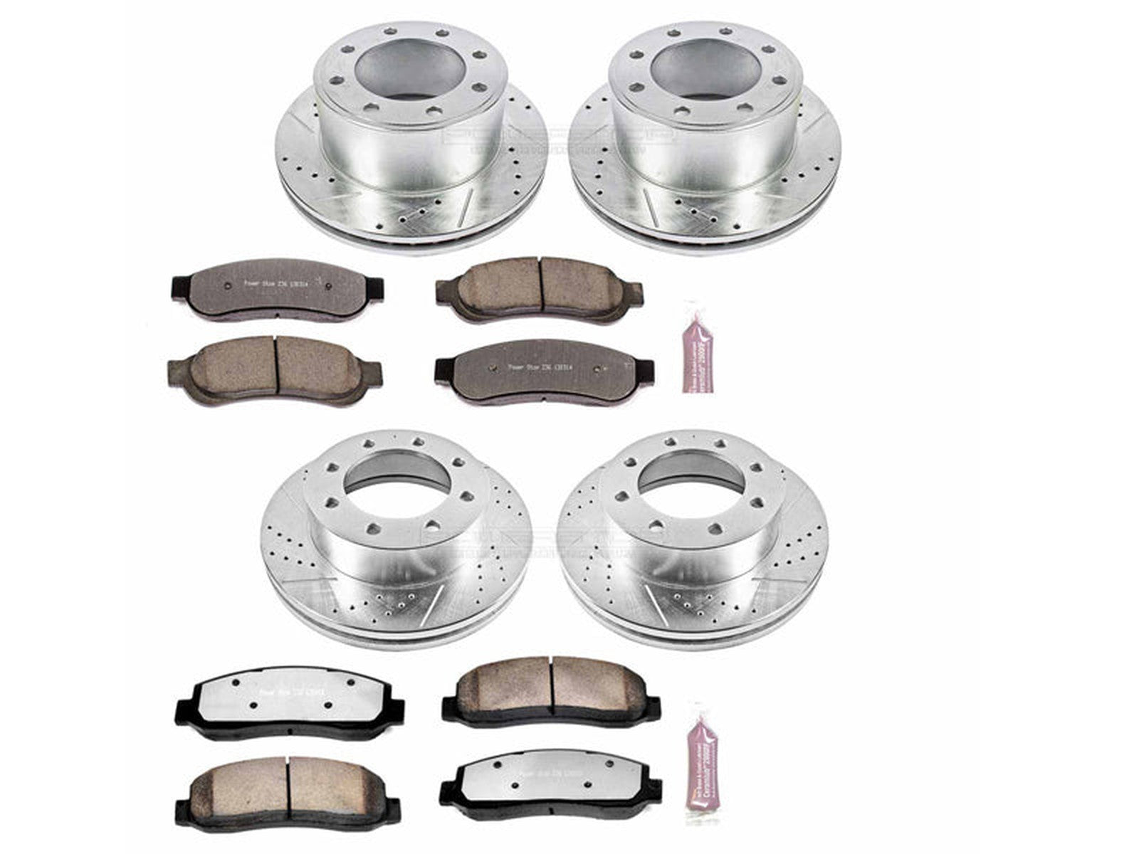 K5576-36 Powerstop Z36 Extreme Front and Rear Brake Kit, 2011 Ford