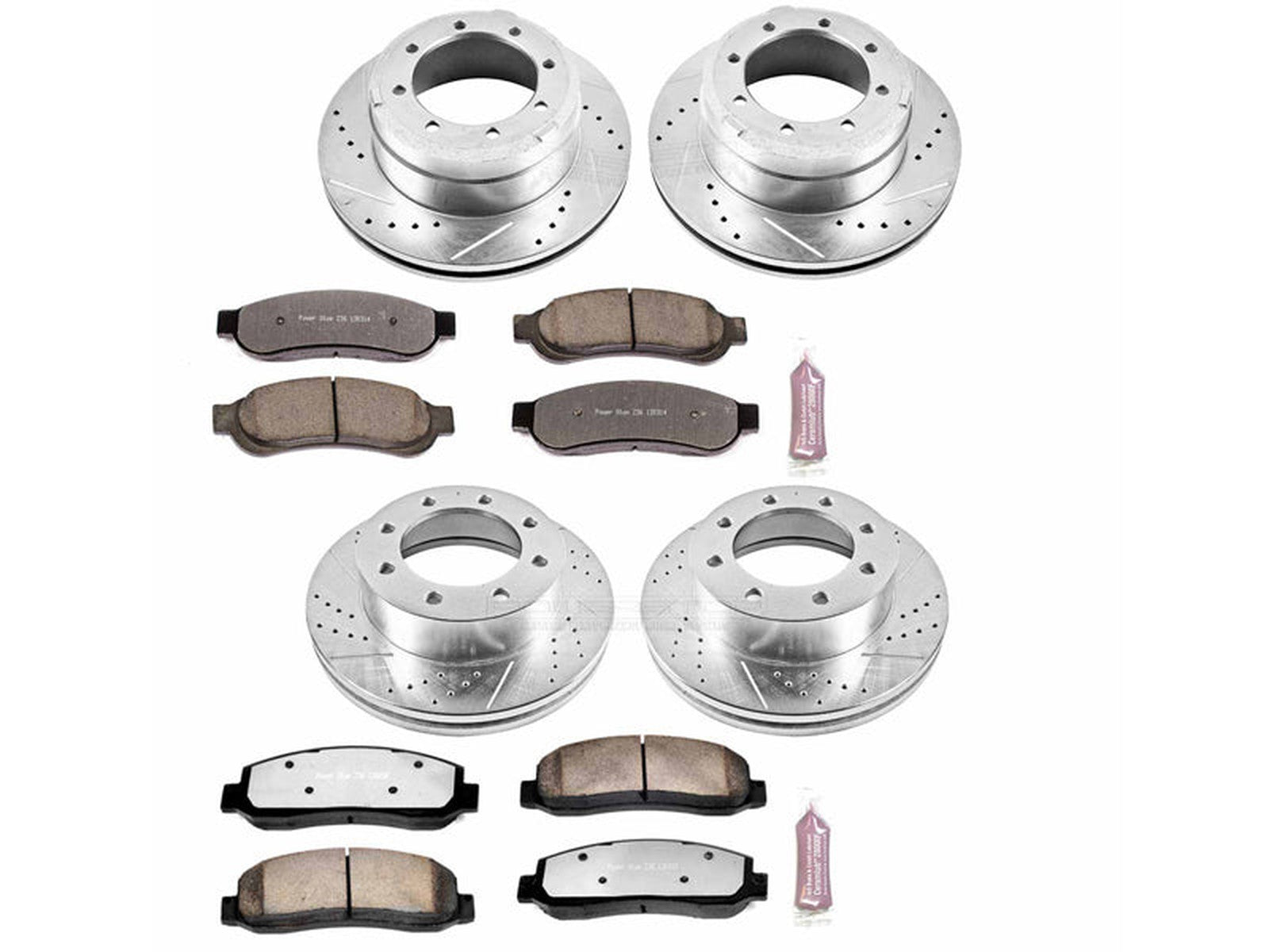 K5576-36 Powerstop Z36 Extreme Front and Rear Brake Kit, 2011 Ford