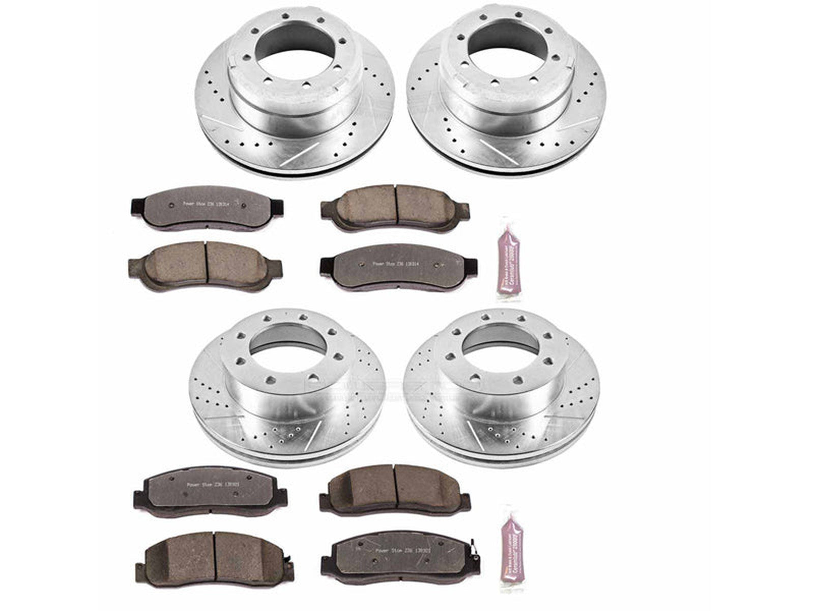 K1890-36 Powerstop Z36 Extreme Front Brake Kit Ford