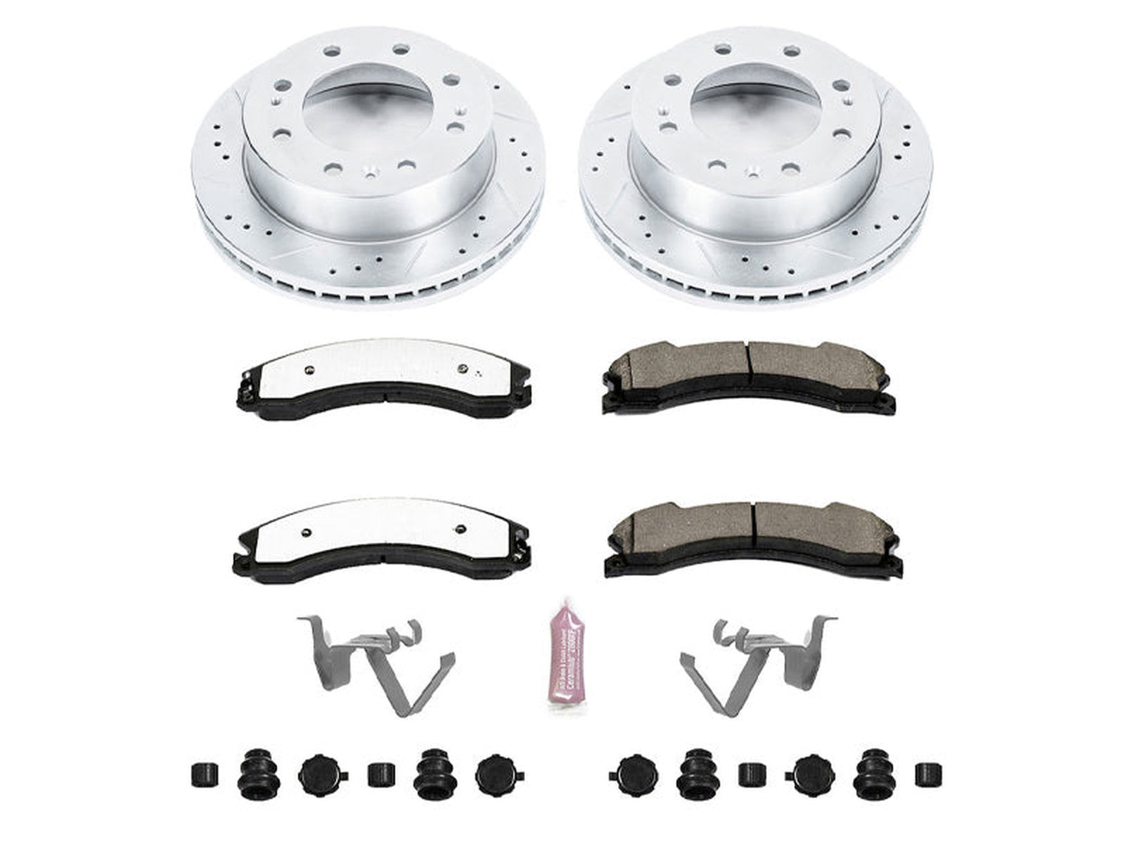 Powerstop Z36 Extreme Front Brake Kit, 2012-2019 GM 6.6L Duramax